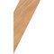 Ekena Millwork 5 1/2"W x 8"D x 16"H Traditional Smooth Knee Brace, Western Red Cedar BRC06X08X16TRA00SWR - alternate 4